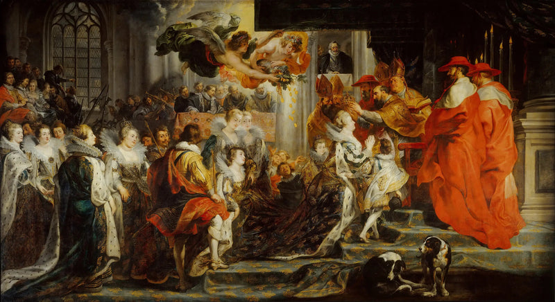 Coronação de Maria de Médici em 13 de maio de 1610 - Peter Paul Rubens