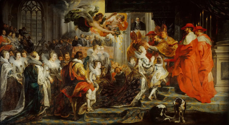 Coronação de Maria de Médici em 13 de maio de 1610 - Peter Paul Rubens
