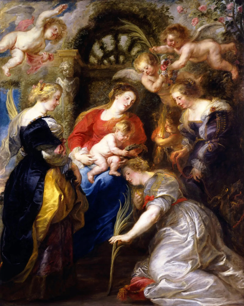 Coroação de Santa Catarina - Peter Paul Rubens