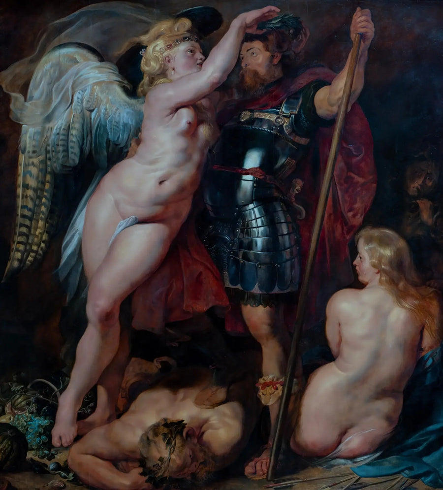 Coroação do herói - Peter Paul Rubens