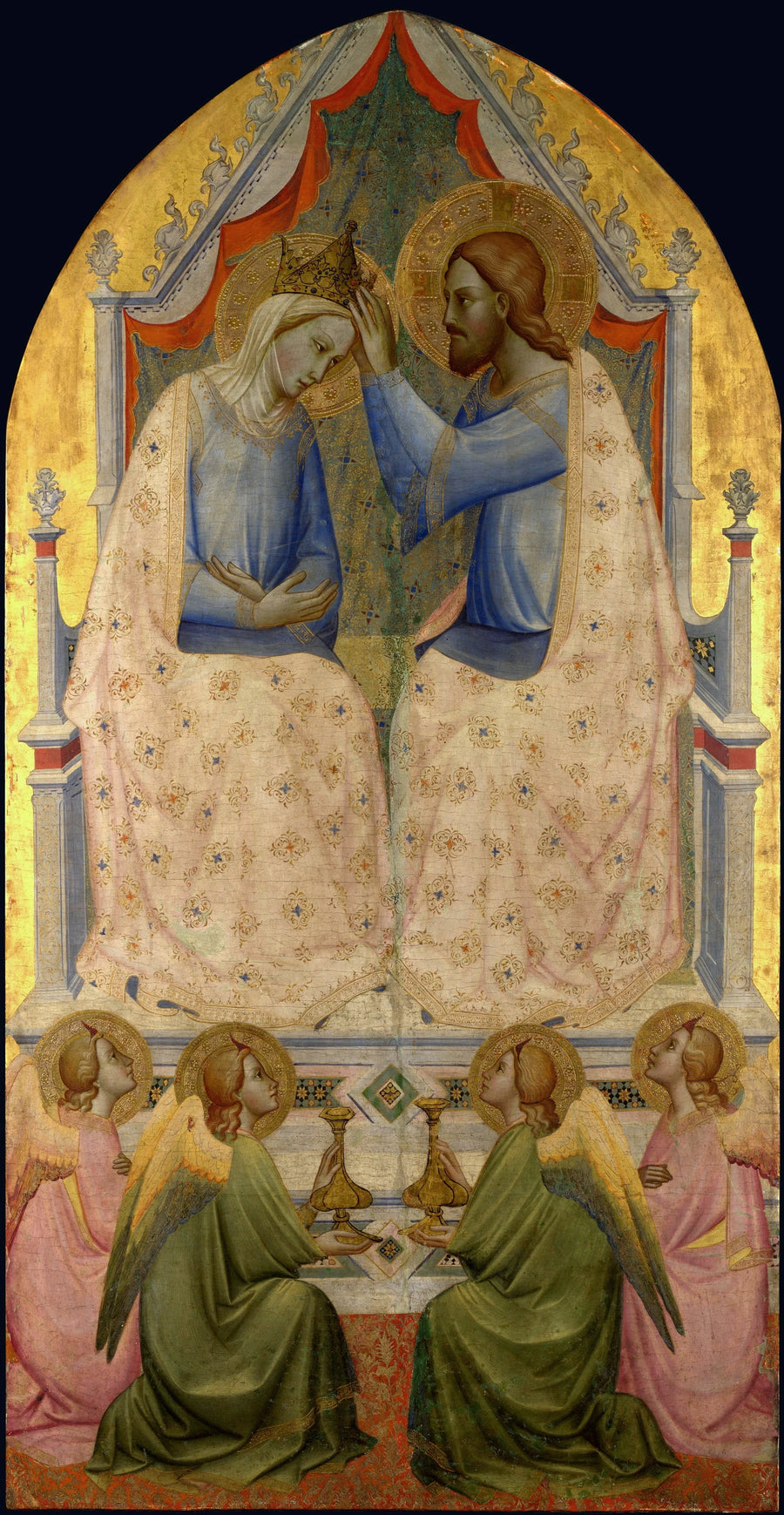 Le Couronnement de la Vierge - Agnolo Gaddi