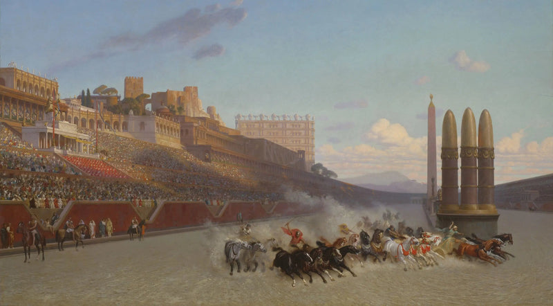 Corrida de carros - Jean-Léon Gérôme