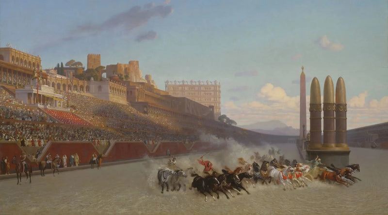 Corrida de carros - Jean-Léon Gérôme