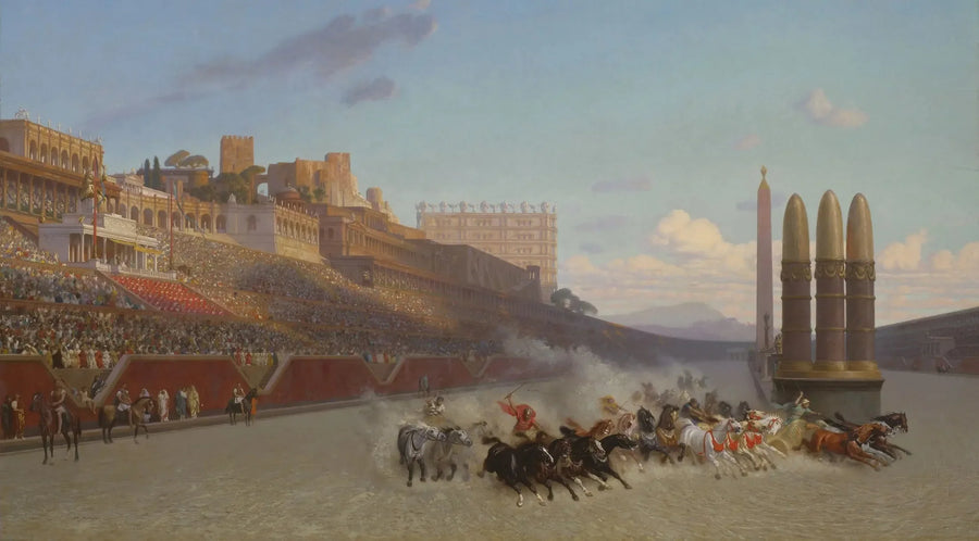 Corrida de carros - Jean-Léon Gérôme