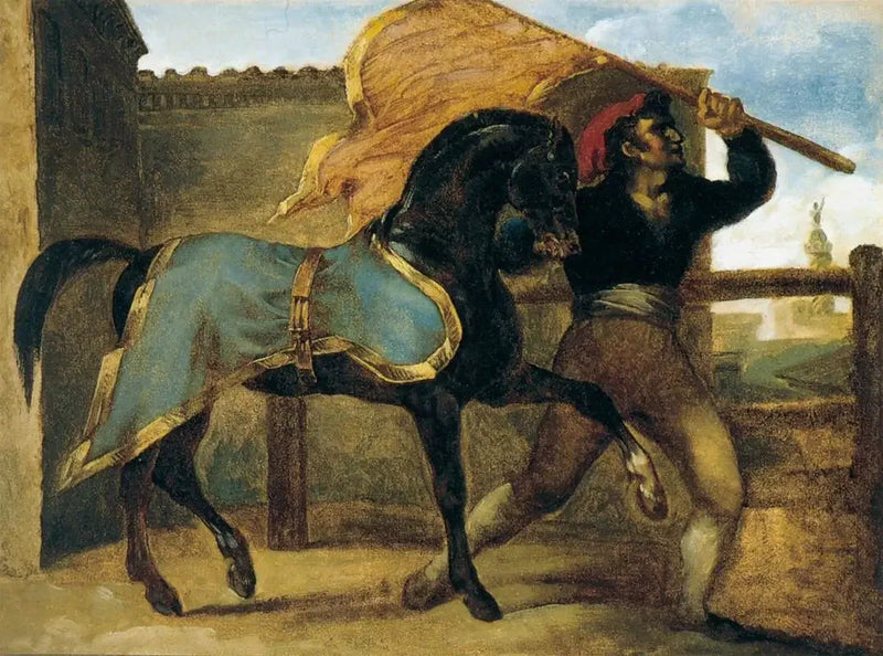 Corrida de cavalos - Théodore Géricault