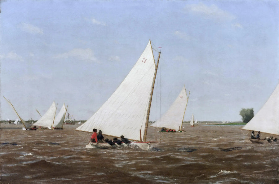 Regatas de veleiros no Delaware - Thomas Eakins