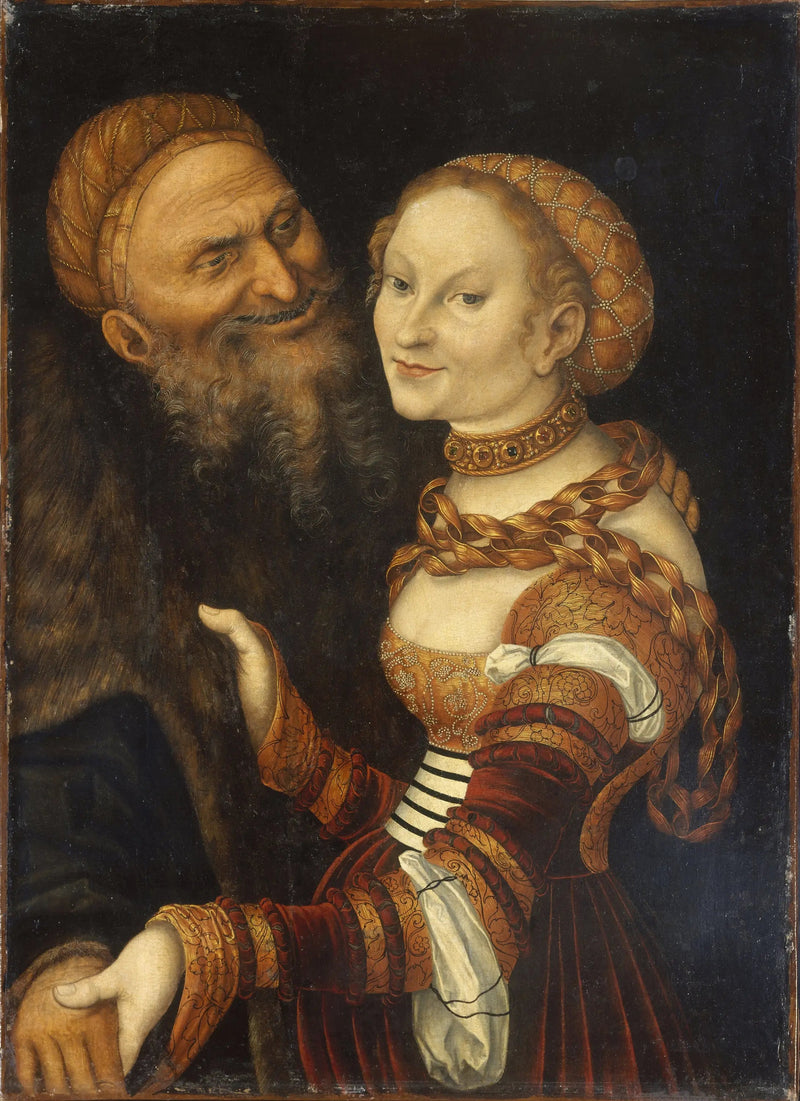 Cortisana e Ancião - Lucas Cranach, o Velho