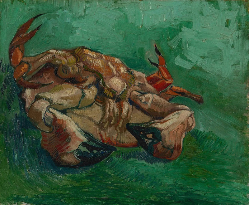 Caranguejo, deitado de costas - Vincent van Gogh