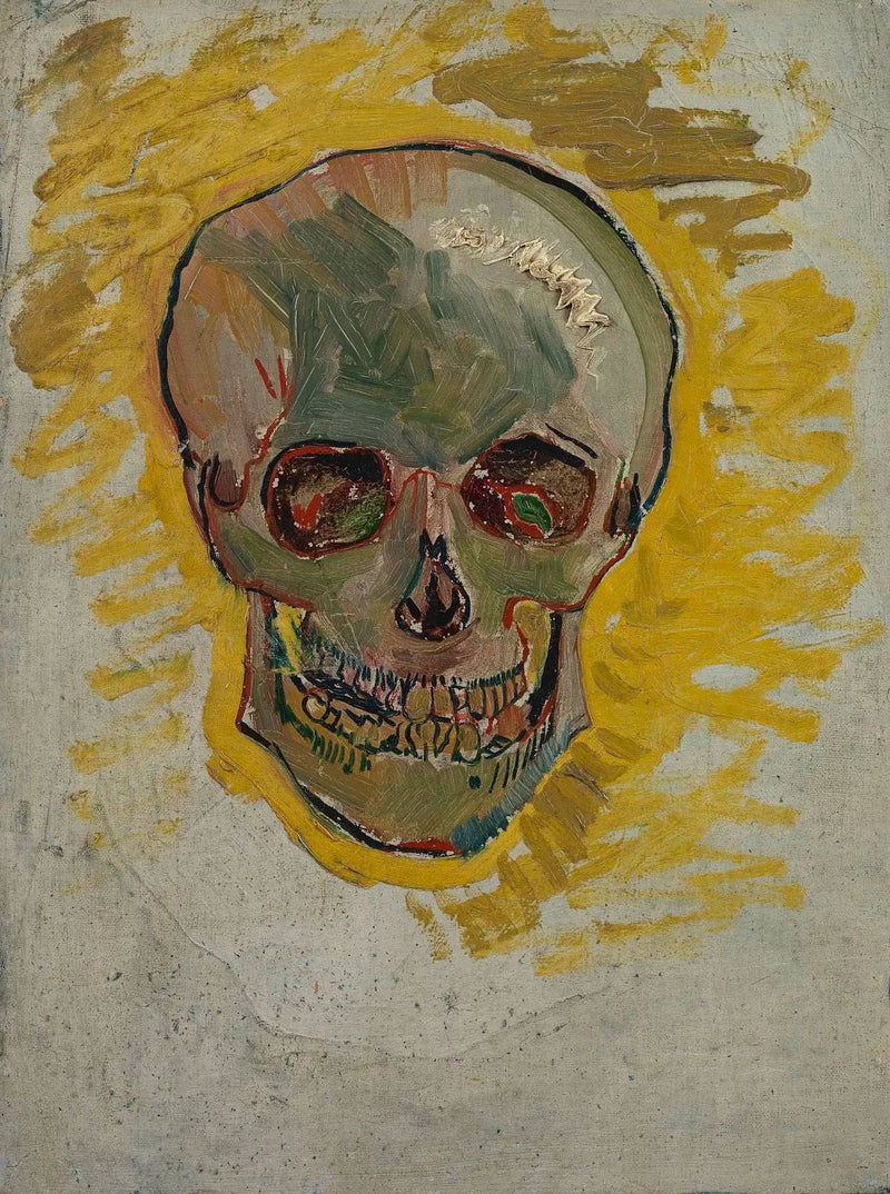 Crânio de esqueleto - Vincent van Gogh