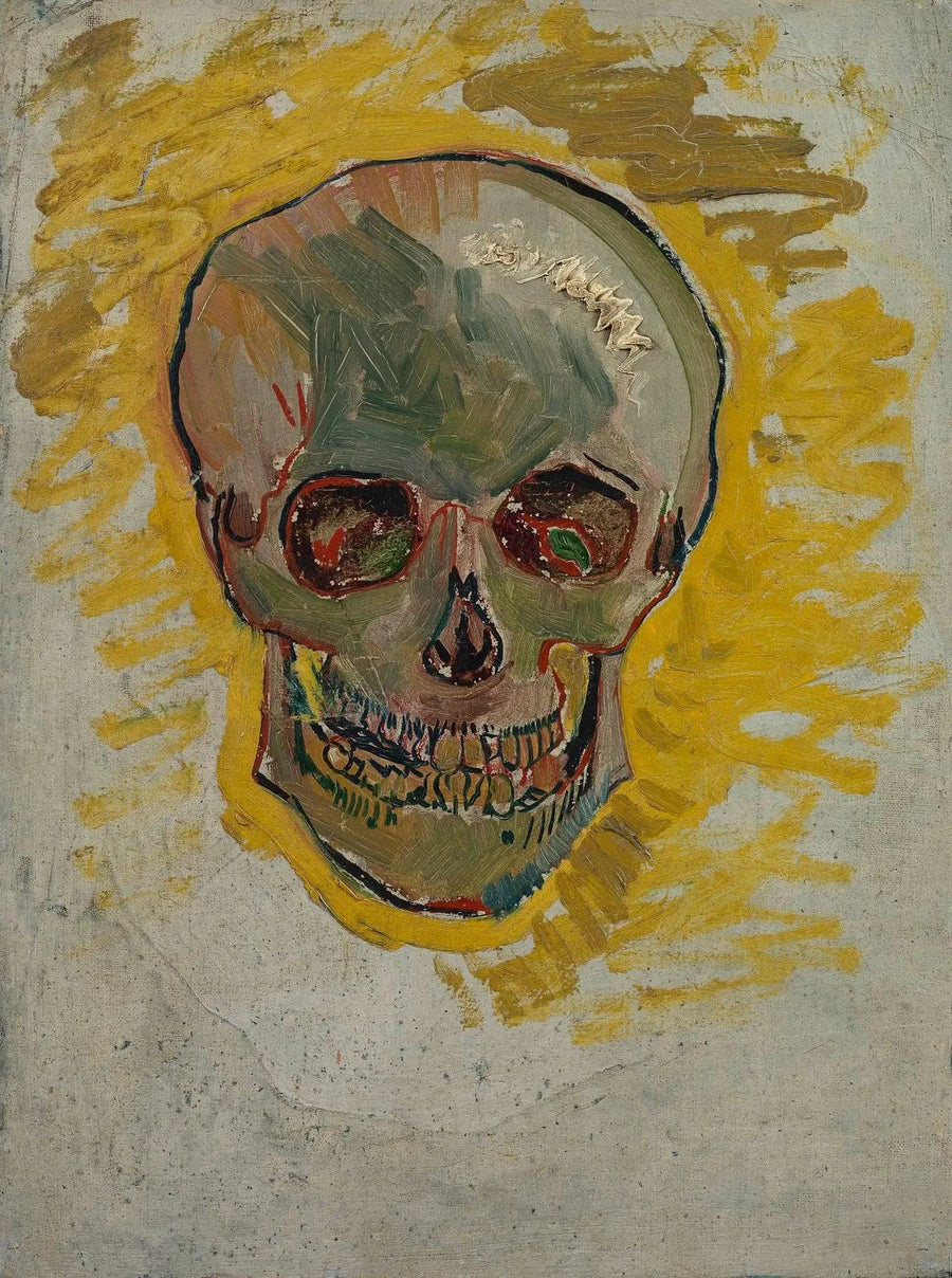Crânio de esqueleto - Vincent van Gogh