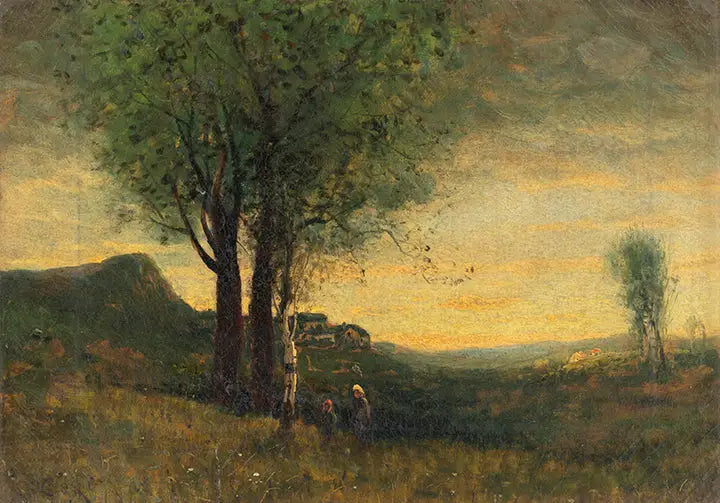 Crepúsculo - Jean-Baptiste Camille Corot