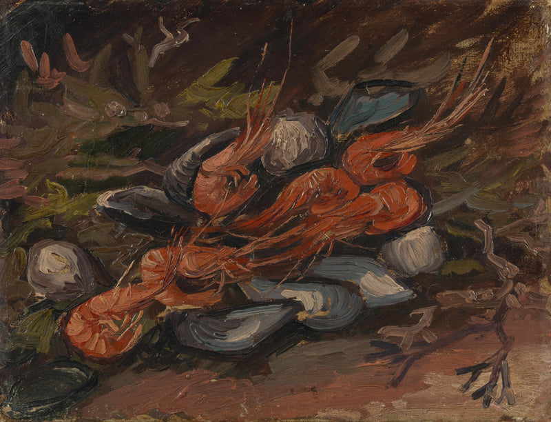 Camarões e mexilhões - Vincent van Gogh
