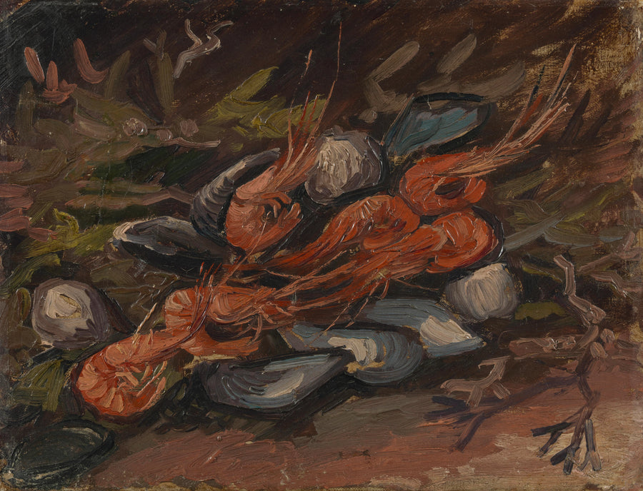 Camarões e mexilhões - Vincent van Gogh