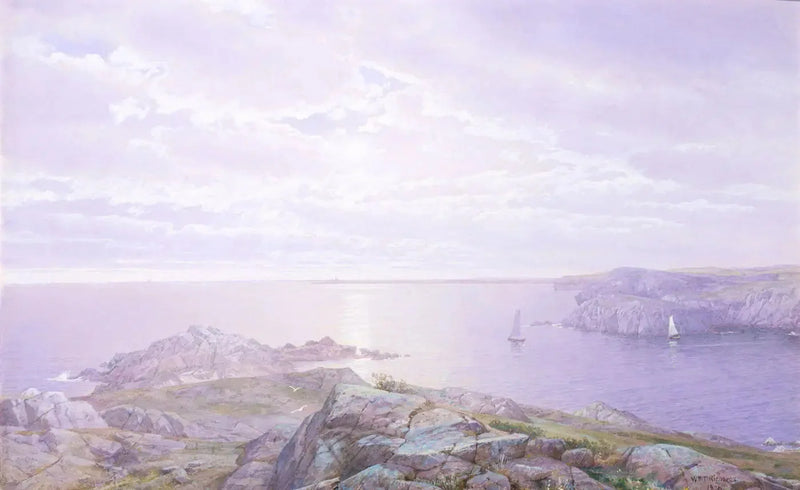 Crique rochosa - William Trost Richards