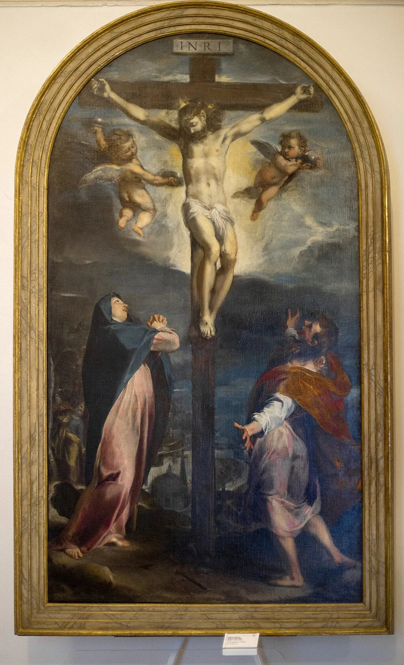 Crocifissão com os penitentes - Federico Barroci
