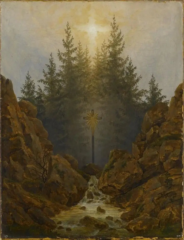 Cruz na floresta - Caspar David Friedrich