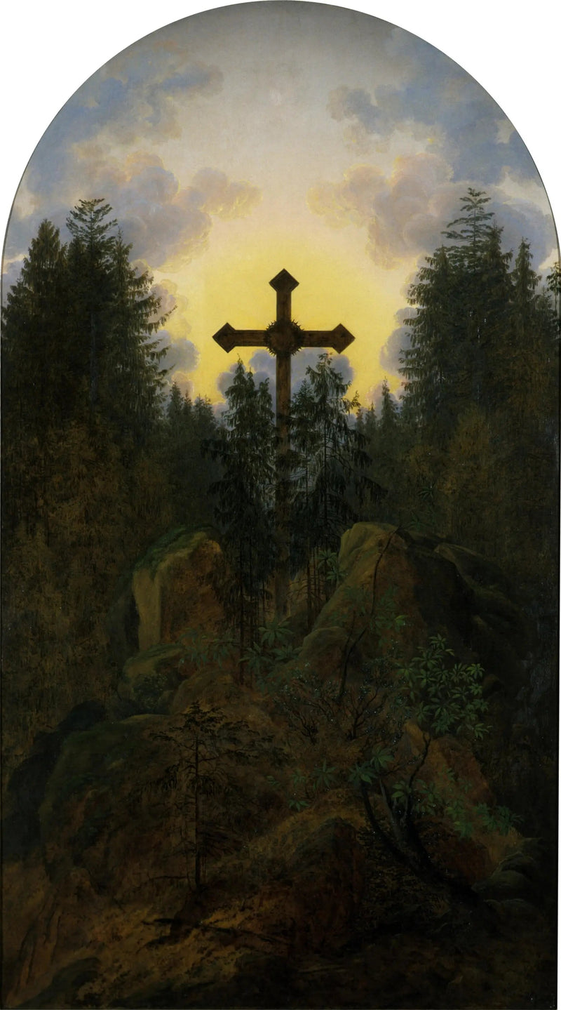 Cruz na montanha - Caspar David Friedrich