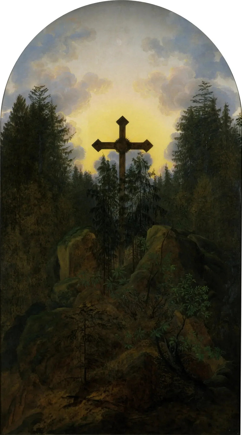 Cruz na montanha - Caspar David Friedrich