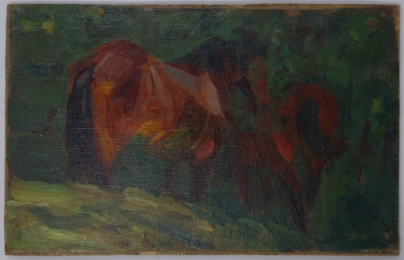 Esboço de cavalo II - Franz Marc