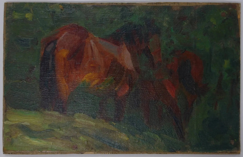 Esboço de cavalo II - Franz Marc