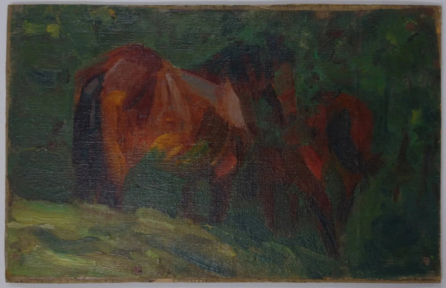 Esboço de cavalo II - Franz Marc