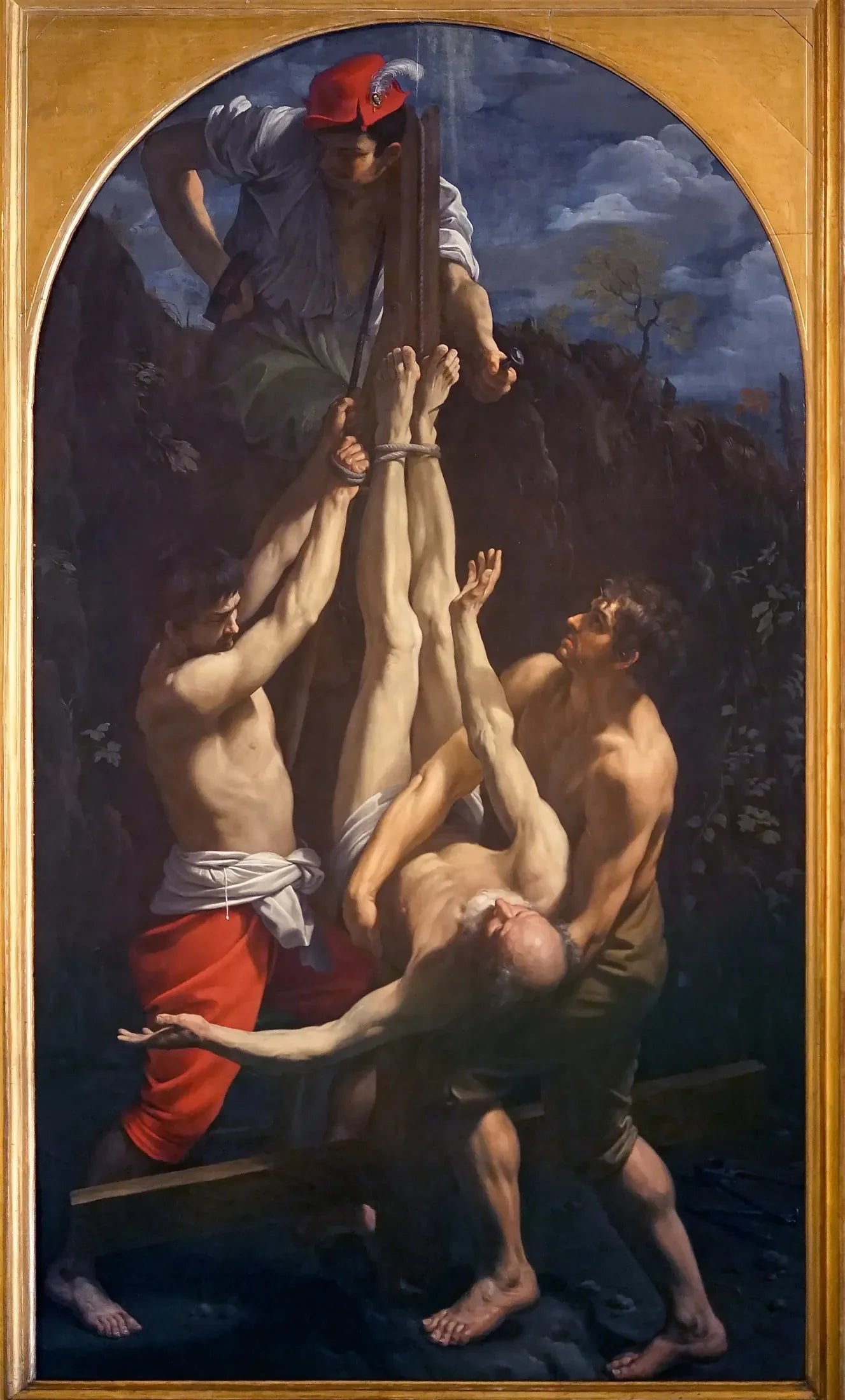 Crucification de saint Pierre - Guido Reni image 1 copie peinte à la main à l’huile