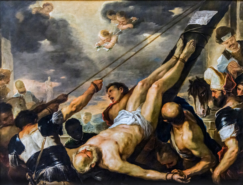 Crucificação de São Pedro - Luca Giordano