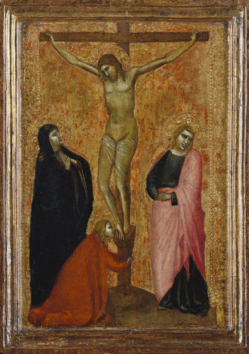 Crucificação com os santos - Allegretto Nuzi