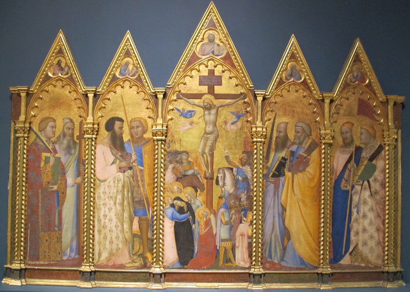 Crucificação com os santos - Bernardo Daddi