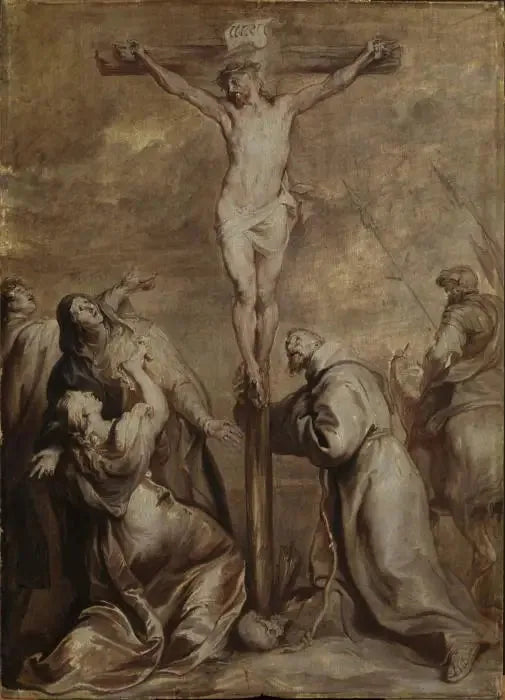  Crucificação com São Francisco - Antoine van Dyck