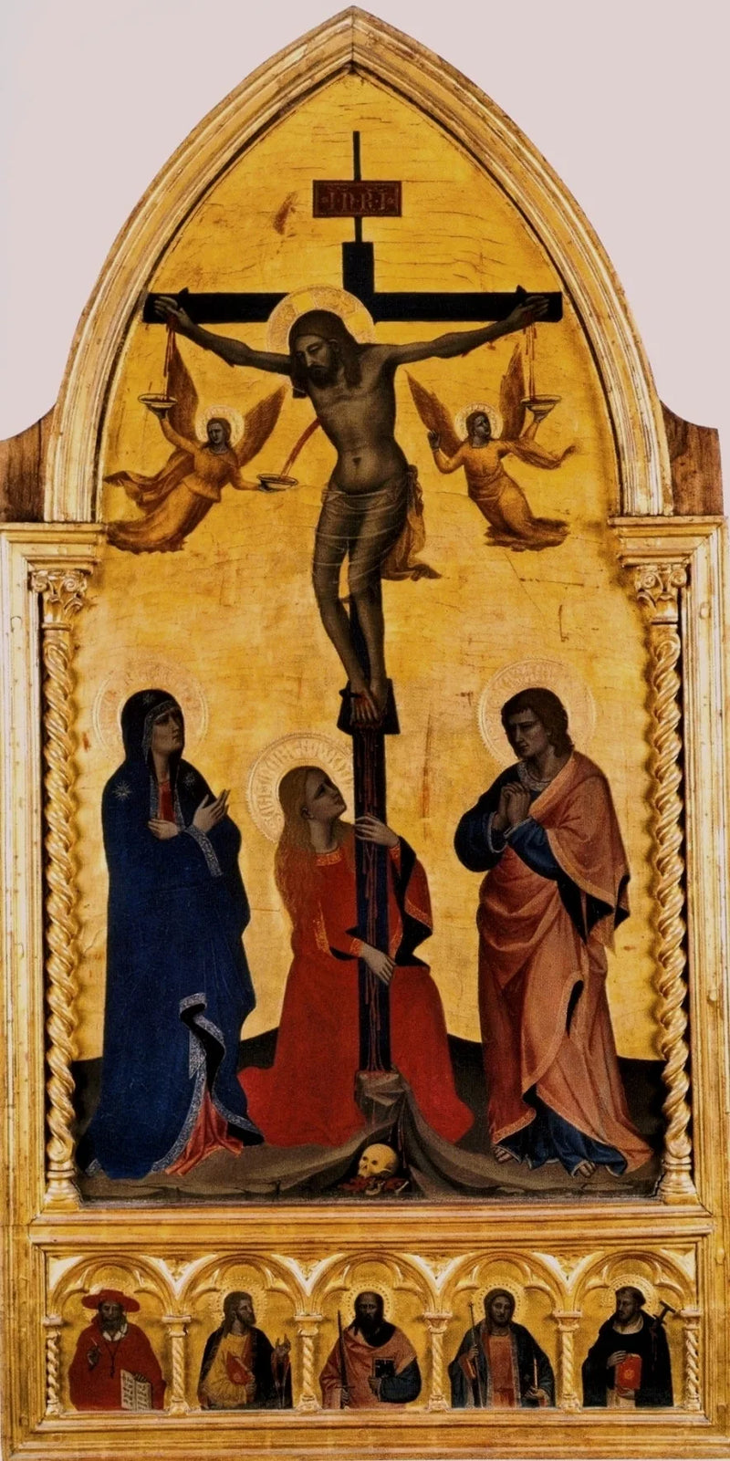 Crucificação com santos - Nardo di Cione