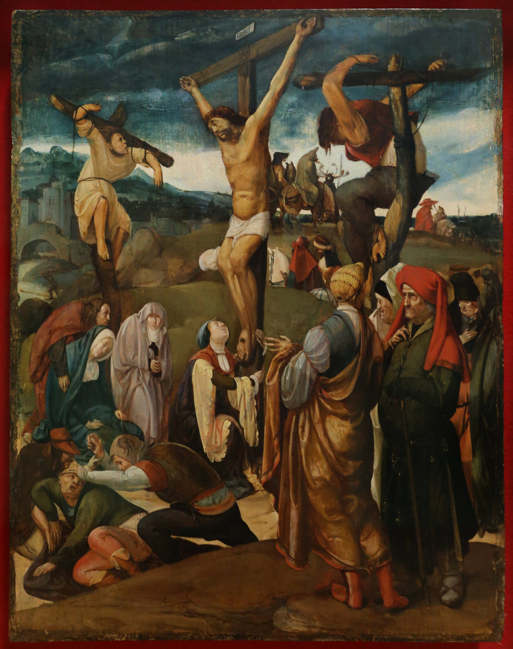Crucifixion - Lucas van Leyden image 1 reproduction de peinture à l’huile