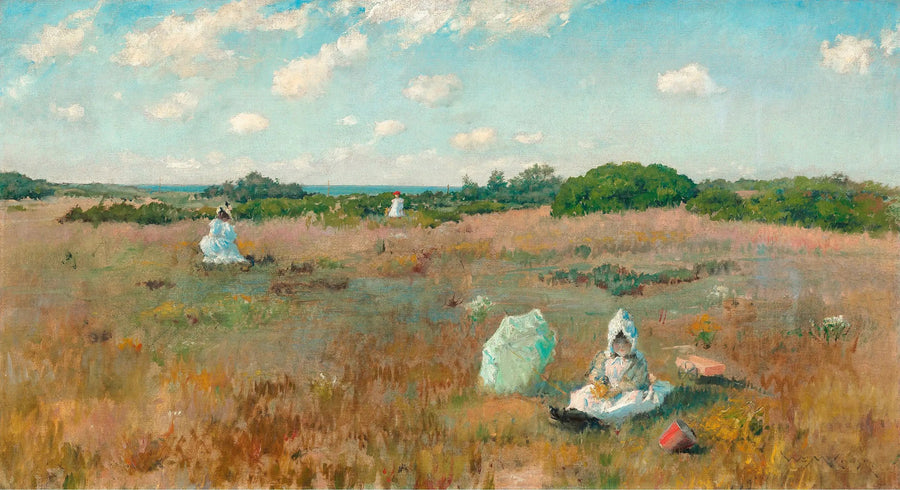 Colheita de flores de outono - William Merritt Chase