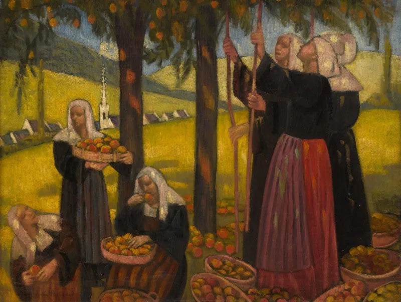 colhedores de maçãs gauleses - Émile Bernard