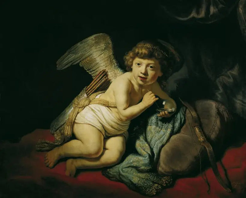 Cupido na bolha de sabão - Rembrandt