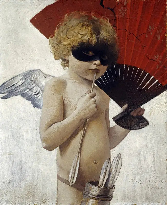 Cupidon no Baile de Máscaras - Franz Von Stuck