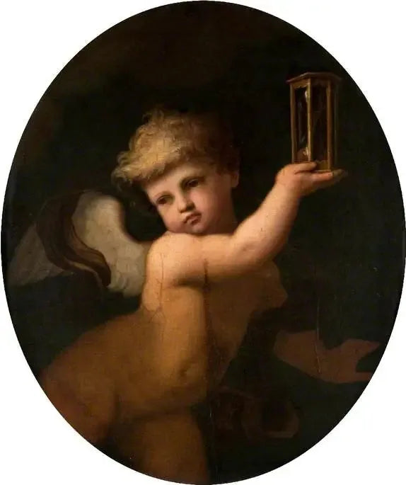 Cupido com uma ampulheta - Guido Reni
