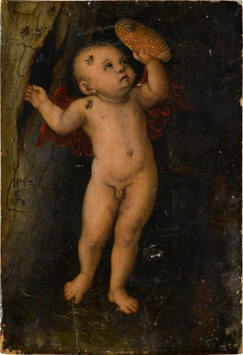 Cupido como ladrão de mel - Lucas Cranach, o Velho
