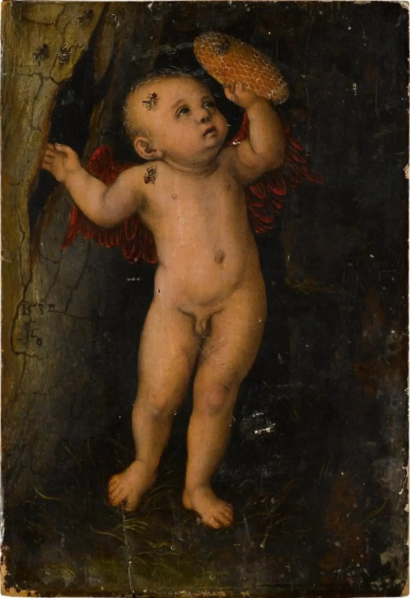 Cupido como ladrão de mel - Lucas Cranach, o Velho
