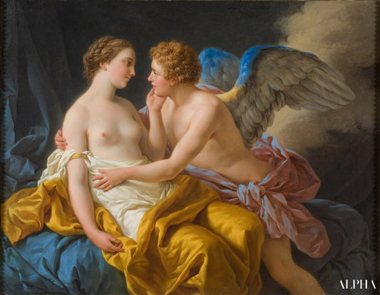 Cupidon et Psyché - Louis Jean François Lagrenée - Reproductions de tableaux et peintures haut de gamme