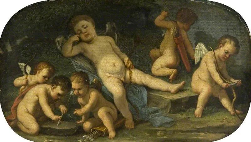 Cupidos em ação - Luca Giordano