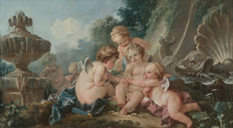 Cupidos em conspiração - François Boucher