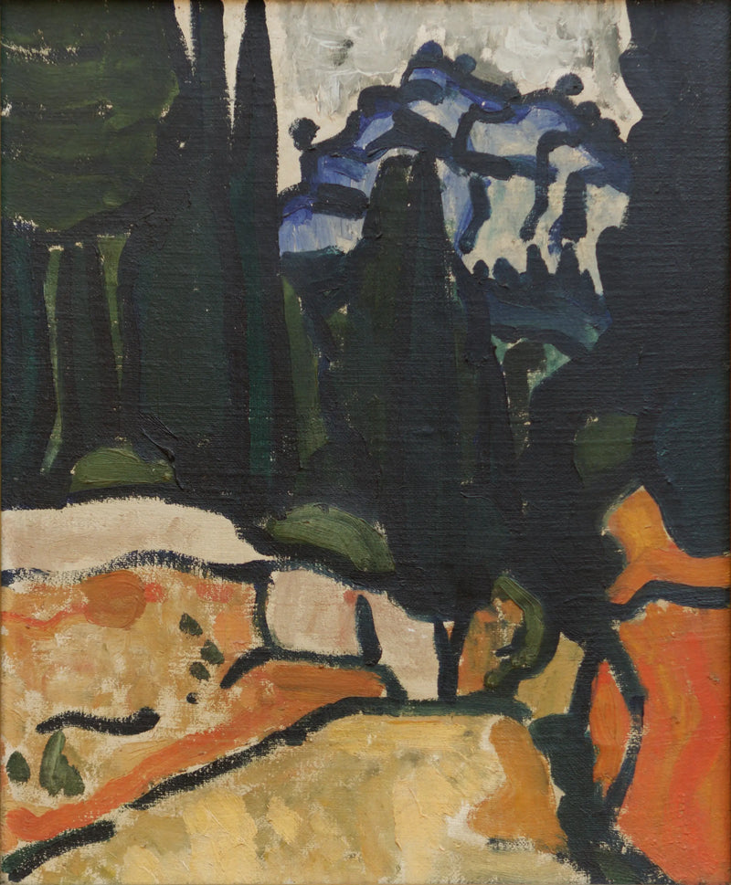  Cipreste em Cassis - André Derain