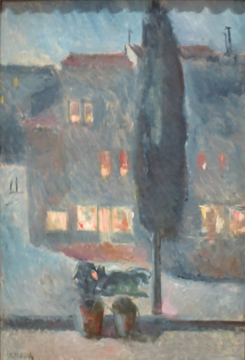 Cipreste ao luar - Edvard Munch