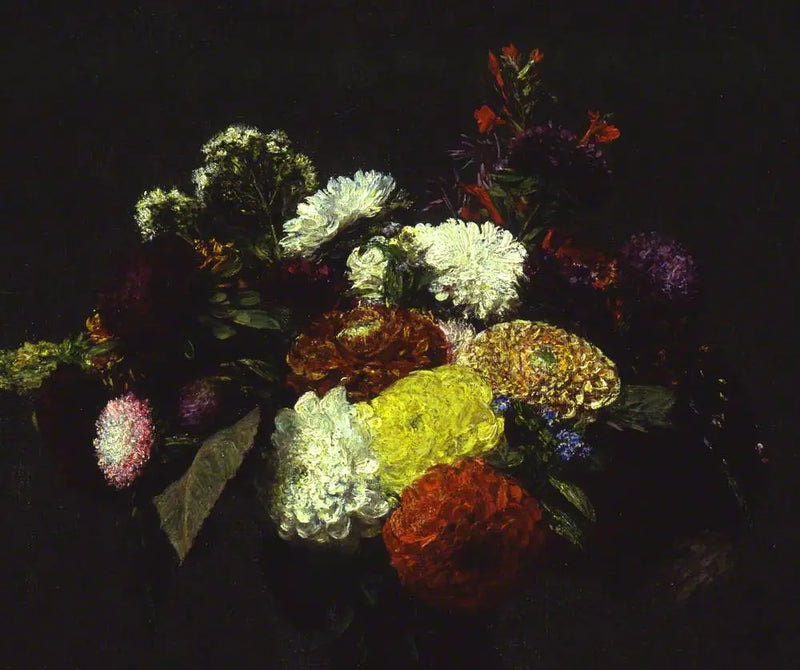 Dálias - Henri Fantin-Latour