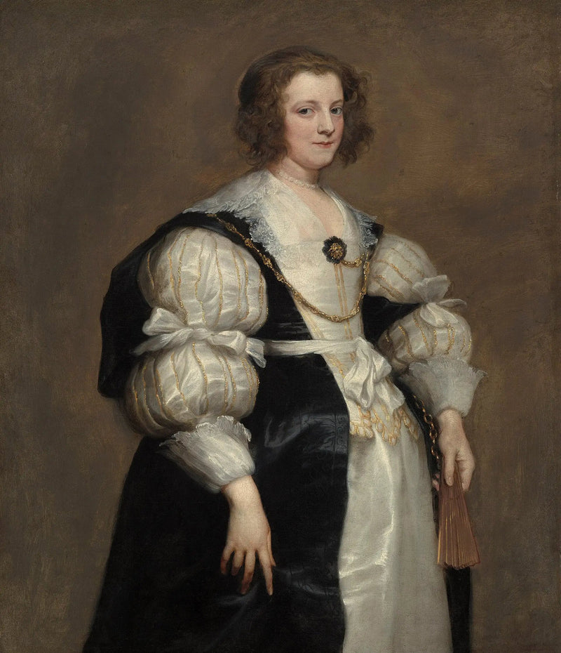 Dama com leque - Antoine van Dyck