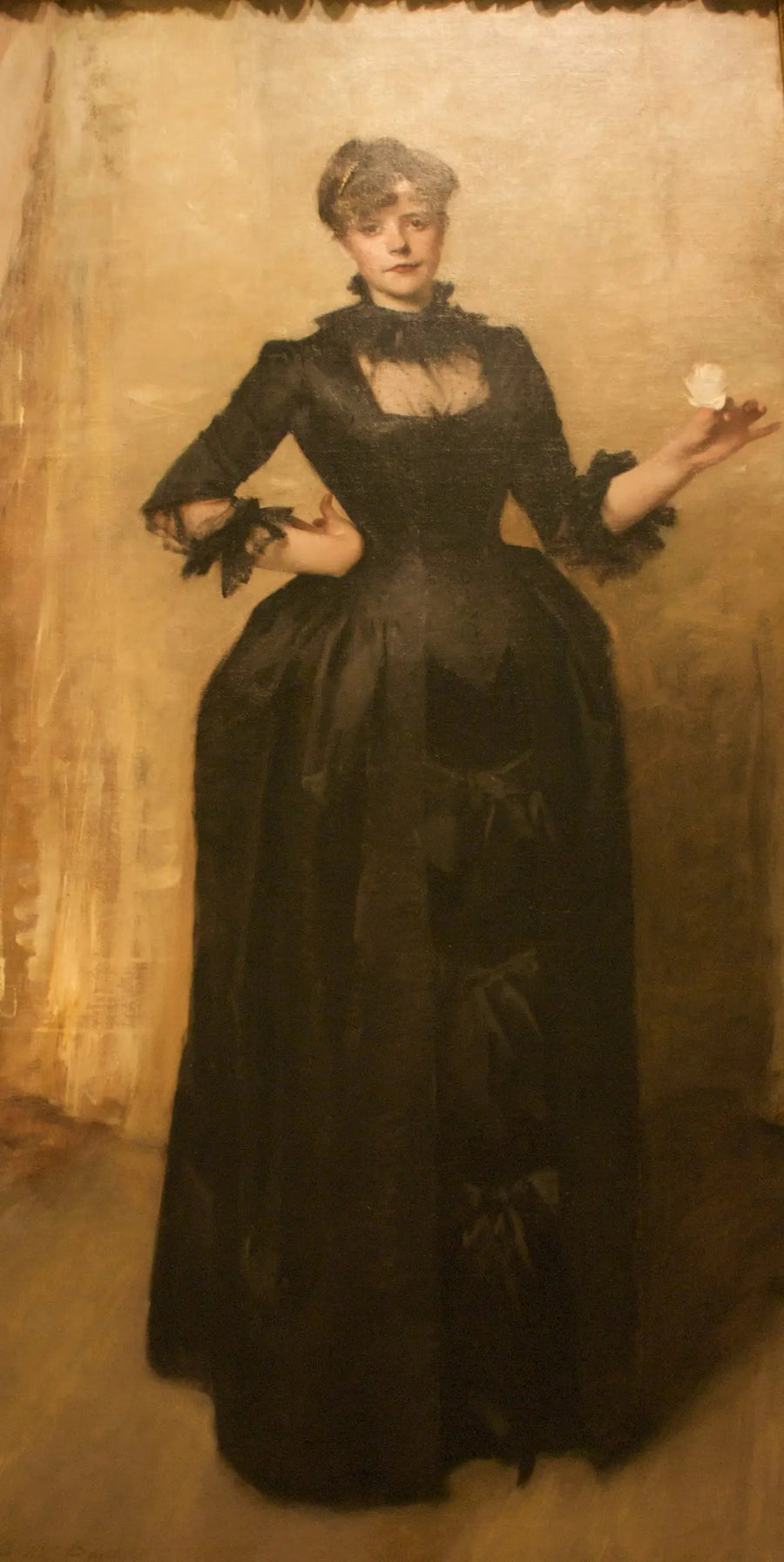 Dama com Rosa (Charlotte Louise Burckhardt) - John Singer Sargent