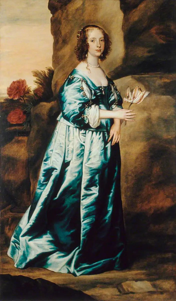 Dama com Tulipa - Antoine van Dyck