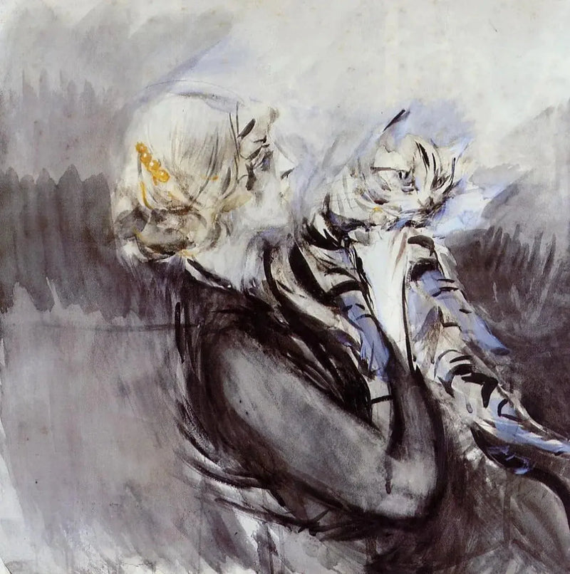 Dama ao gato - Giovanni Boldini