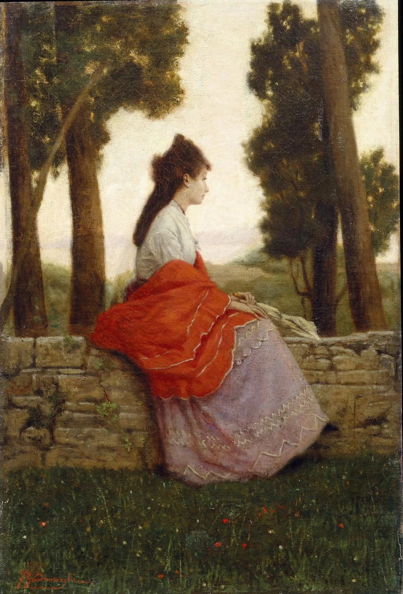 Dama no parque - Federico Zandomeneghi